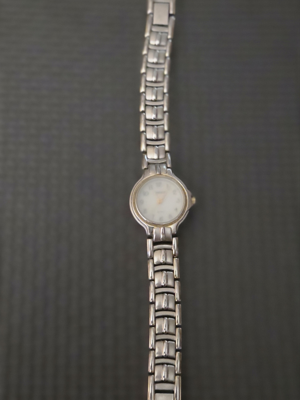 Silver-Tone Ladies Bracelet Timex Watch Needs Battery